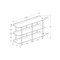 Monarch Specialties Accent Table, Console, Entryway, Narrow, Sofa, Living Room, Bedroom, Metal, Black Marble Look I 2220 - alternate 3